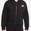 Nike Mädchen Sportswear Club Fleece Jacke Schwarz -Sportbekleidung Geschäft nike madchen sportswear club fleece jacke schwarz dc7118 010