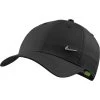 Nike Metal Swoosh H86 Verstellbare Kappe Schwarz Silber