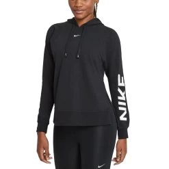 Nike Nike Dri-FIT Get Fit Hoodie Damen Schwarz Weiß