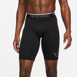 Nike Pro Dri-FIT Lange Shorts Herren Schwarz