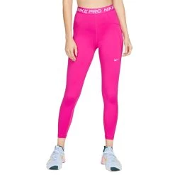 Nike Pro Dri-FIT Leggings Damen Magenta Weiß