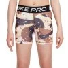 Nike Pro Dri-FIT Shorts Mädchen Braun Schwarz Beige