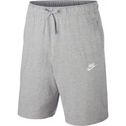 Nike Sportswear Club Fleece Shorts Herren Grau Weiß