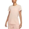 Nike Sportswear Club-T-Shirt Damen Beige -Sportbekleidung Geschäft nike sportswear club t shirt damen beige dn2393 800