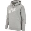 Nike Sportswear Essential Fleece-Hoodie Damen Grau