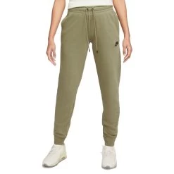 Nike Sportswear Essential Fleece-Hose Damen Olive