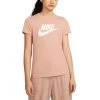 Nike Sportswear Essential T-Shirt Damen Rose Weiß -Sportbekleidung Geschäft nike sportswear essential t shirt damen rose weib bv6169 609