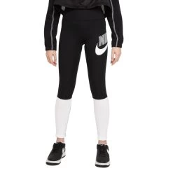 Nike Sportswear Favorites Tanz-Leggings Mädchen Schwarz Weiß