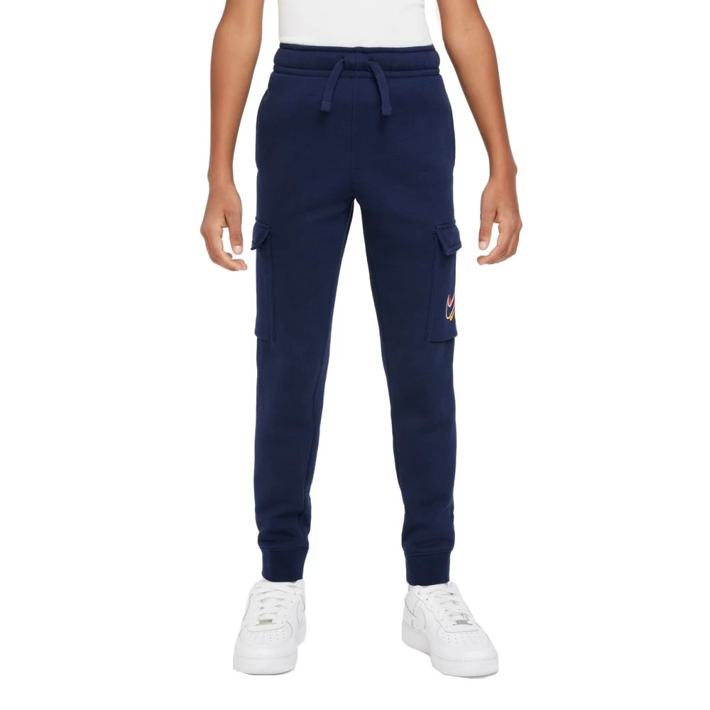 Nike Sportswear Fleece-Cargohose Kinder Navy 3 Nike Sportswear Fleece-Cargohose Kinder Navy