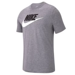 Nike Sportswear Icon Futura T-Shirt Herren Grau Schwarz Weiß
