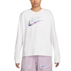 Nike Sportswear Langarm-Oberteil Damen Weiß