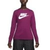 Nike Sportswear Langarm-T-Shirt Damen Lila -Sportbekleidung Geschäft nike sportswear langarm t shirt damen lila bv6171 610