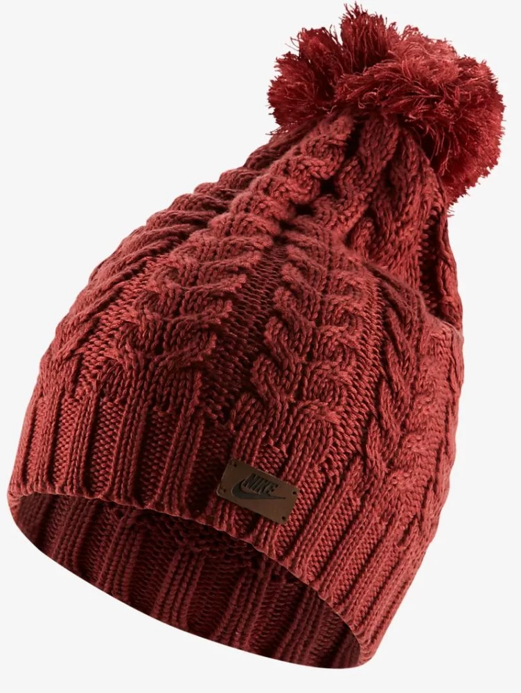 Nike Sportswear Strickmütze Damen Weinrot 3 Nike Sportswear Strickmütze Damen Weinrot