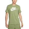 Nike Sportswear T-Shirt Herren Olive Weiß -Sportbekleidung Geschäft nike sportswear t shirt herren olive weib ar5004 334