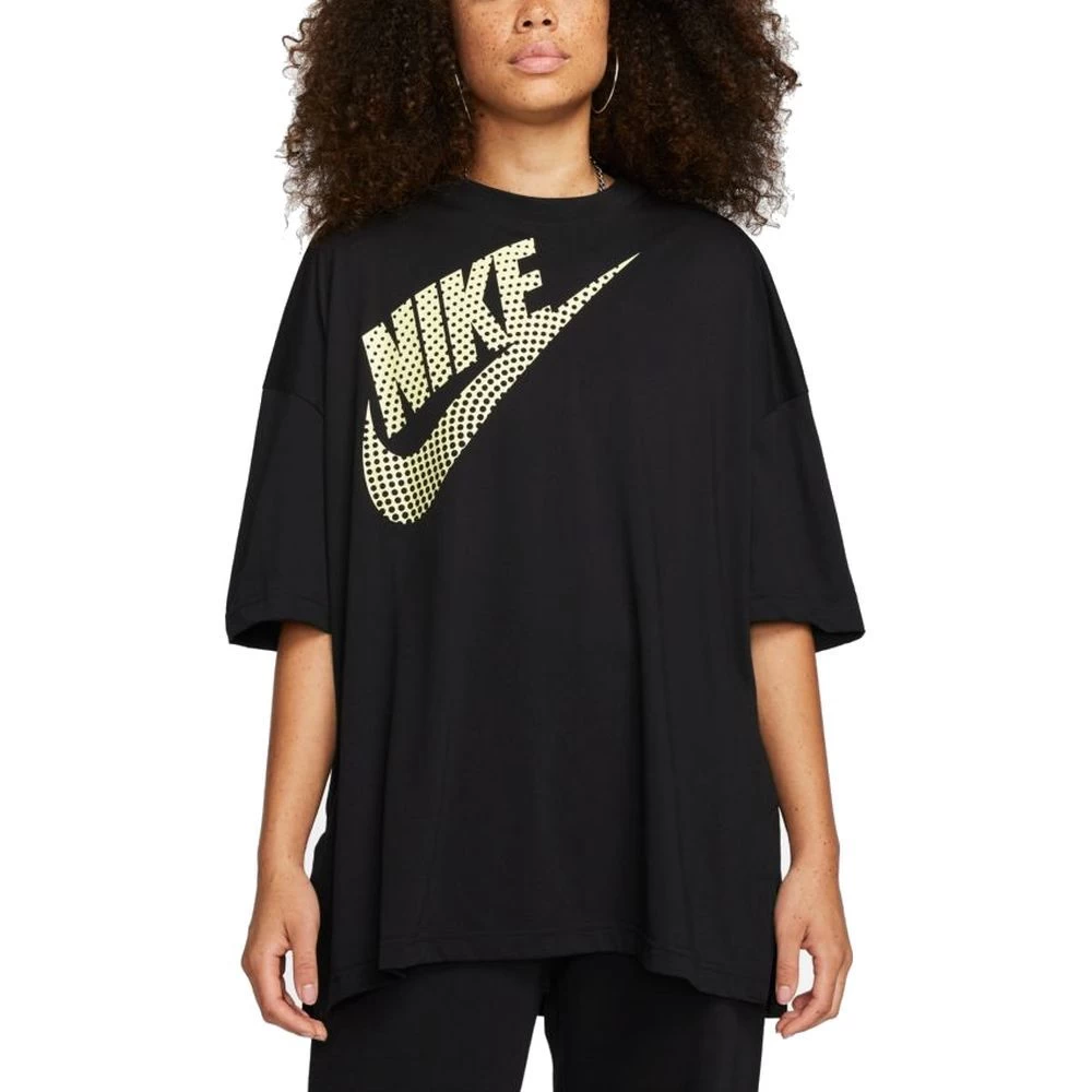 Nike Sportswear Tanz-T-Shirt Damen Schwarz Gelb 3 Nike Sportswear Tanz-T-Shirt Damen Schwarz Gelb