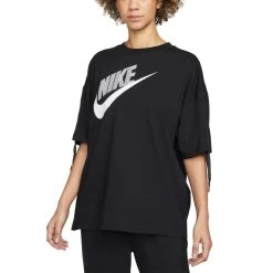 Nike Sportswear Tanz-T-Shirt Damen Schwarz Weiß