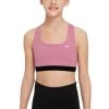 Nike Swoosh Sport-BH Mädchen Pink Schwarz 1 Nike Swoosh Sport-BH Mädchen Pink Schwarz -Sportbekleidung Geschäft nike swoosh sport bh madchen pink schwarz da1030 698