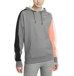 Nike Therma Hoodie Damen Grau Orange