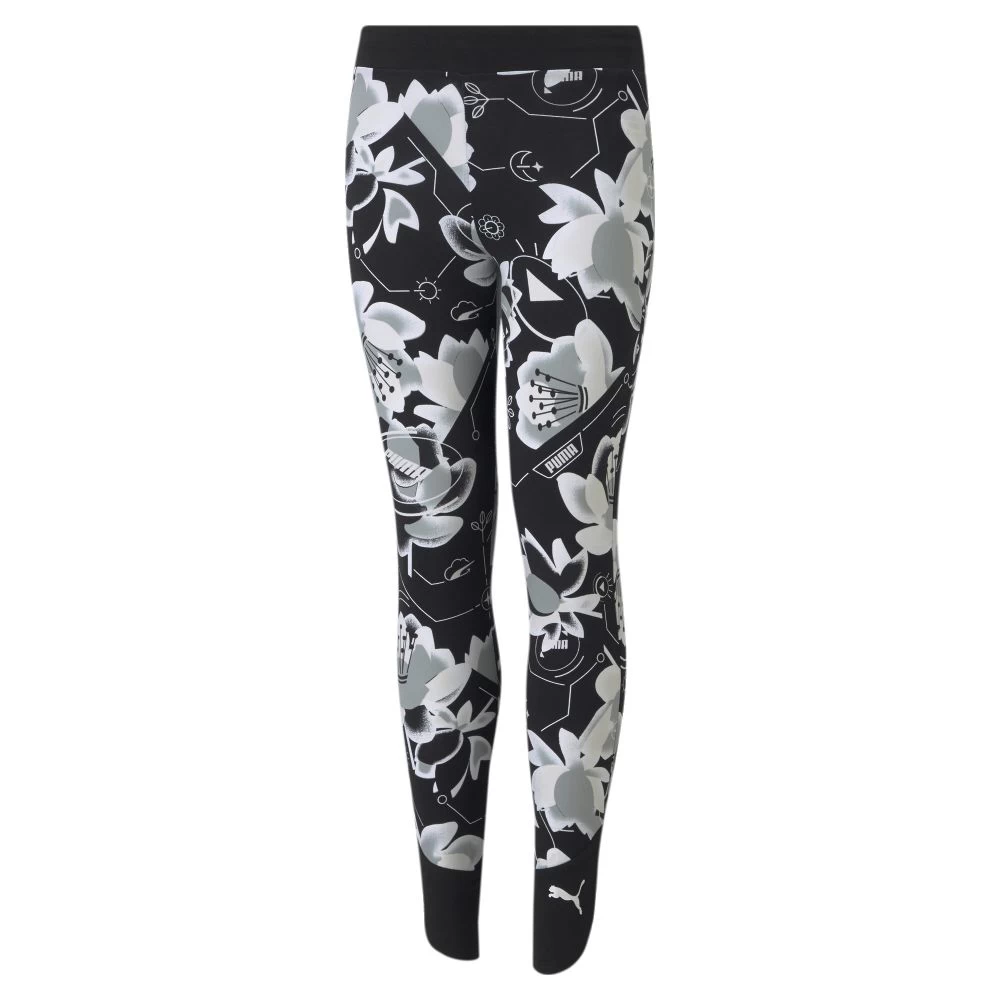 Puma Alpha Leggings Mit All-over-Print Kinder Schwarz 3 Puma Alpha Leggings Mit All-over-Print Kinder Schwarz