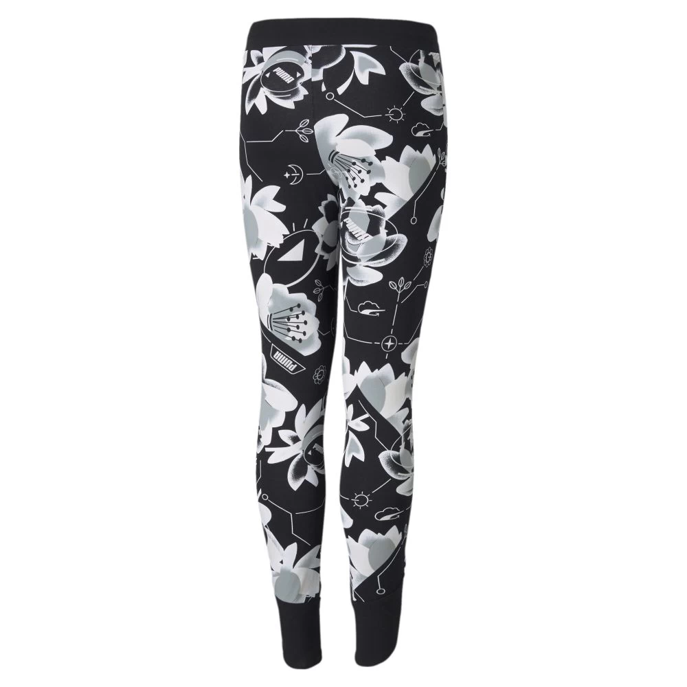 Puma Alpha Leggings Mit All-over-Print Kinder Schwarz 4 Puma Alpha Leggings Mit All-over-Print Kinder Schwarz – Bild 2