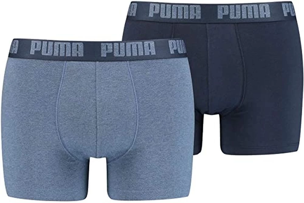 Puma Basic Boxershorts 2er Pack Herren Denim 3 Puma Basic Boxershorts 2er Pack Herren Denim