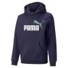 Puma Essentials+ 2 Col Big Logo Hoodie Jungen Dunkelblau