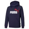 Puma Essentials+ 2 Col Big Logo Hoodie Jungen Marine