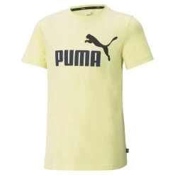 Puma Essentials+ 2 Col Logo T-Shirt Jungen Gelb