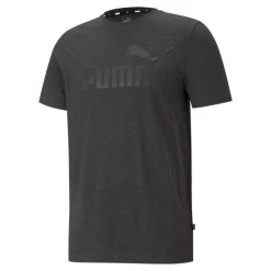 Puma Essentials Heather Herren T-Shirt Dunkelgrau