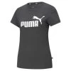 Puma Essentials Logo T-Shirt Damen Dunkelgrau