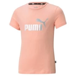Puma Essentials+ Logo T-Shirt Mädchen Orange