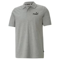 Puma Essentials Pique Herren Poloshirt Grau