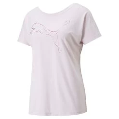 Puma Favorite Jersey Cat T-Shirt Damen Lavender Fog