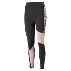 Puma Favorite Logo High Waist 7/8 Tight Damen Schwarz Hellpink