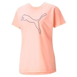 Puma Favourite Cat Jersey Damen Trainings-T-Shirt Peach