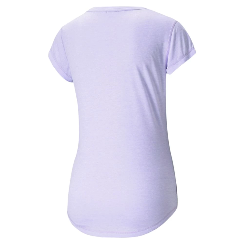 Puma Favourite Heather Cat Damen Trainings-T-Shirt Lila 4 Puma Favourite Heather Cat Damen Trainings-T-Shirt Lila – Bild 2