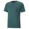 Puma Fit Trainings-T-Shirt Herren Petrol Schwarz -Sportbekleidung Geschäft puma fit trainings t shirt herren petrol schwarz 52211924