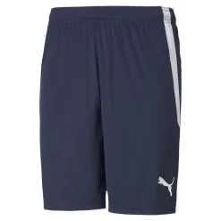 Puma Fußball TeamLIGA Shorts Herren Dunkelblau Weiß