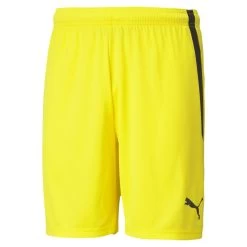 Puma Fußball TeamLIGA Shorts Herren Gelb Schwarz