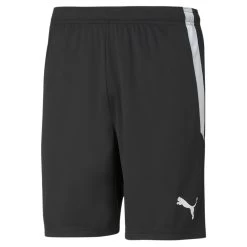 Puma Fußball TeamLIGA Shorts Herren Schwarz Weiß