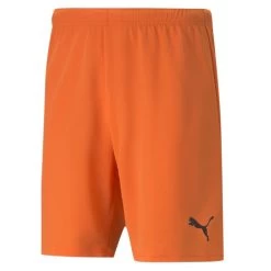 Puma Fußball TeamRISE Shorts Herren Orange Schwarz