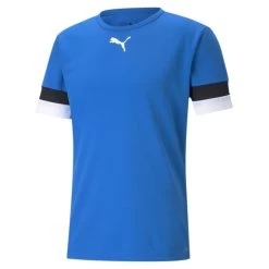 Puma Fußball TeamRISE Trikot Herren Blau Schwarz Weiß