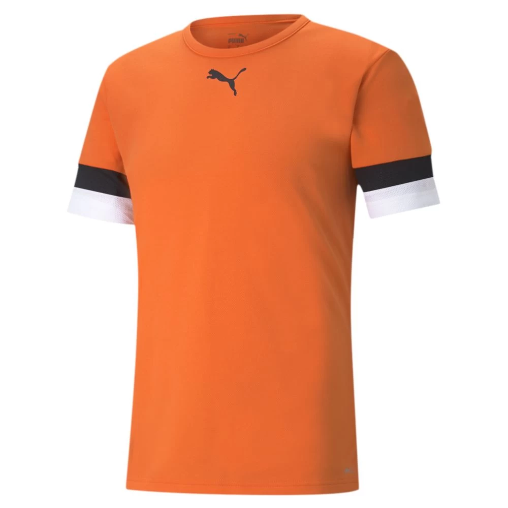 Puma Fußball TeamRISE Trikot Herren Orange Schwarz Weiß 3 Puma Fußball TeamRISE Trikot Herren Orange Schwarz Weiß