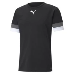 Puma Fußball TeamRISE Trikot Herren Schwarz Grau Weiß