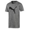 Puma Heather Cat Training T-Shirt Herren Grau Schwarz -Sportbekleidung Geschäft puma heather cat training t shirt herren grau schwarz 518382 004