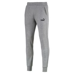 Puma Herren Essential Logo Hose Grau