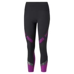 Puma Logo EVERSCULPT Damen Trainingsleggings Damen Schwarz Magenta