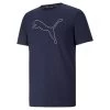 Puma Performance Cat T-Shirt Herren Dunkelblau -Sportbekleidung Geschäft puma performance cat t shirt herren dunkelblau 52031506