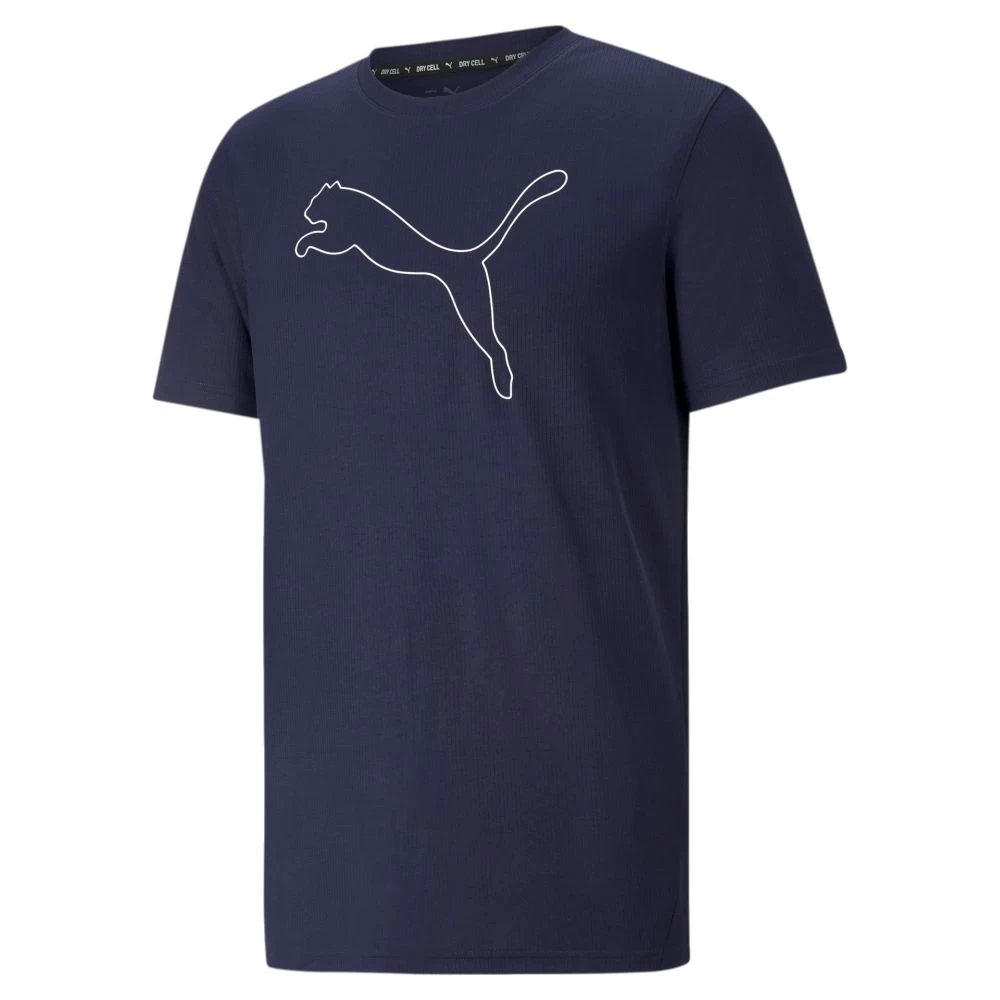 Puma Performance Cat T-Shirt Herren Dunkelblau 3 Puma Performance Cat T-Shirt Herren Dunkelblau