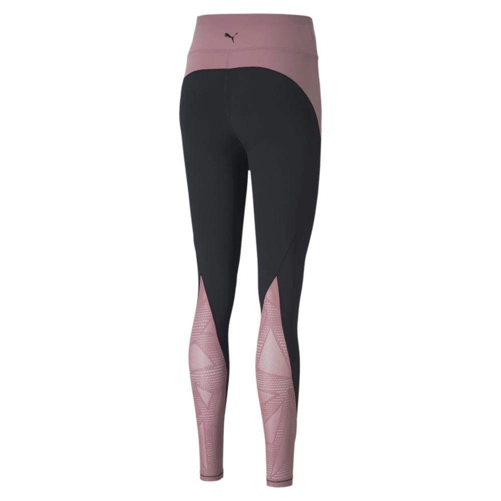 Puma Studio Lace High Rise 7/8 Tight Damen Schwarz Hellpink 4 Puma Studio Lace High Rise 7/8 Tight Damen Schwarz Hellpink – Bild 2